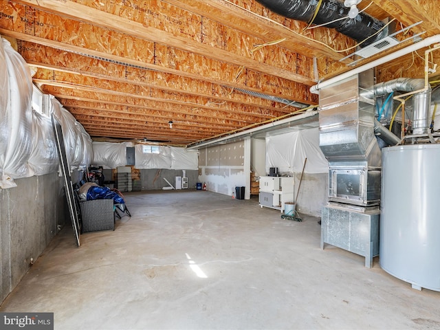 200 Rubens Cir, Martinsburg, WV 25403 - unfinished below grade area featuring water heater