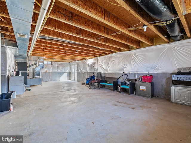 200 Rubens Cir, Martinsburg, WV 25403 - unfinished basement featuring visible vents