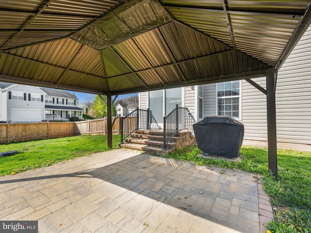 200 Rubens Cir, Martinsburg, WV 25403 - view of patio featuring a grill and fence