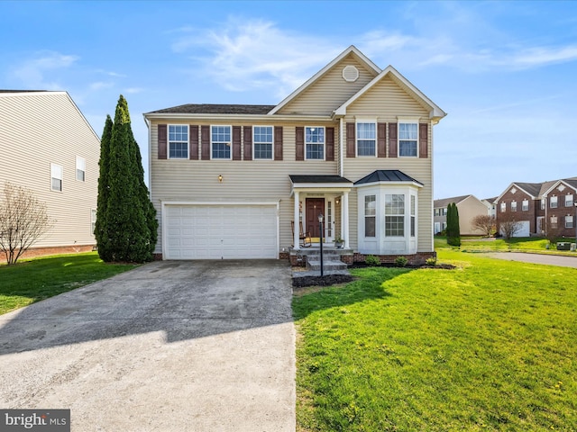 200 Rubens Cir, Martinsburg, WV 25403 - traditional-style house featuring a garage, a front yard, and driveway
