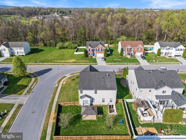 200 Rubens Cir, Martinsburg, WV 25403 - aerial view with a wooded view and a residential view