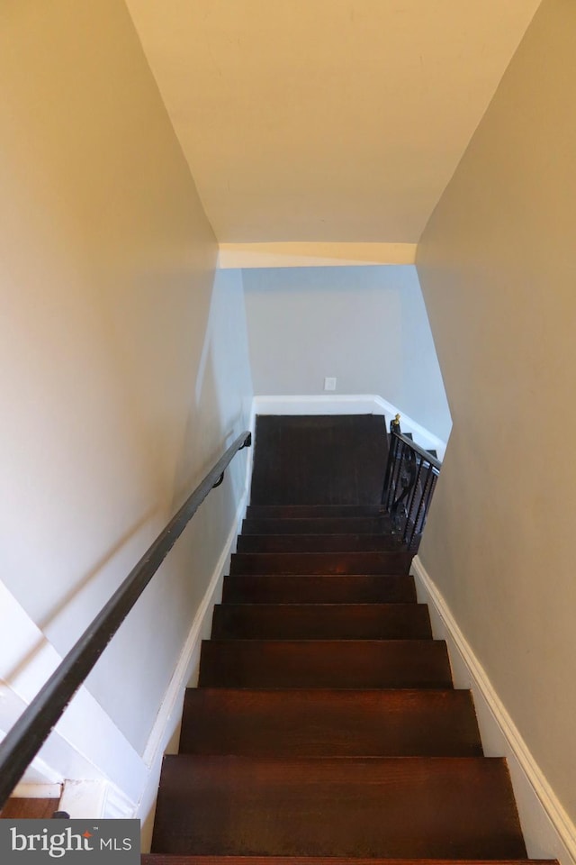 view of stairs