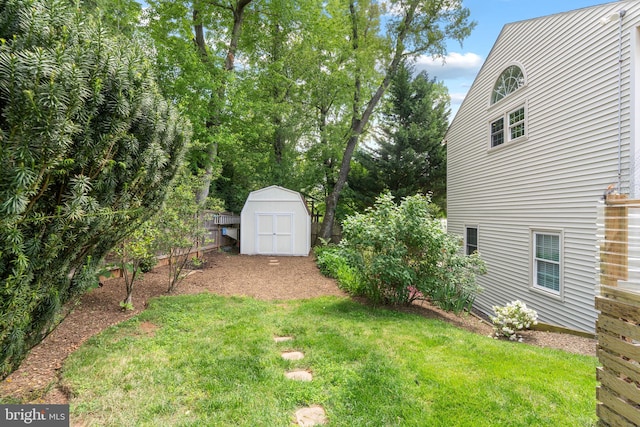 1823 Westmoreland St, Mclean, VA 22101 - view of yard with a storage shed and an outbuilding