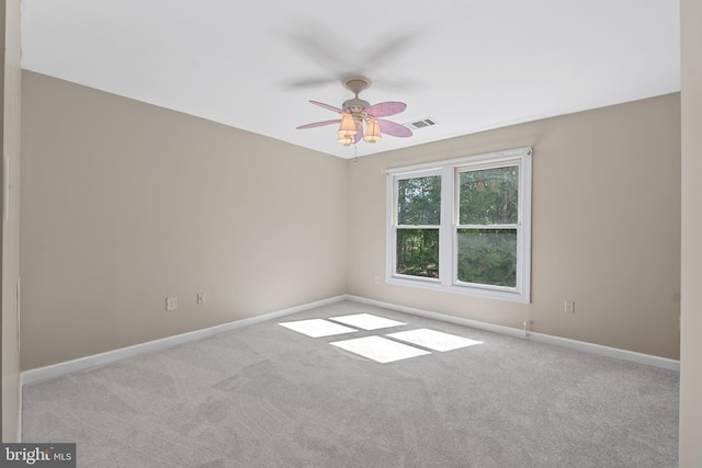 5325 Sandy Point Ln, Clifton, VA 20124 - carpeted spare room with a ceiling fan and baseboards