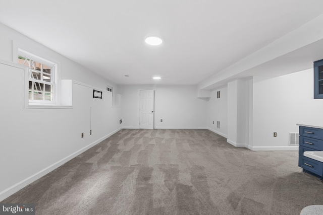 5325 Sandy Point Ln, Clifton, VA 20124 - basement featuring light colored carpet and baseboards