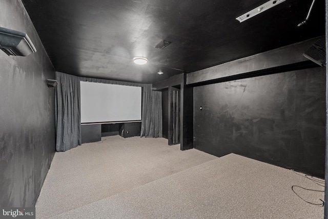 5325 Sandy Point Ln, Clifton, VA 20124 - home theater room featuring carpet floors
