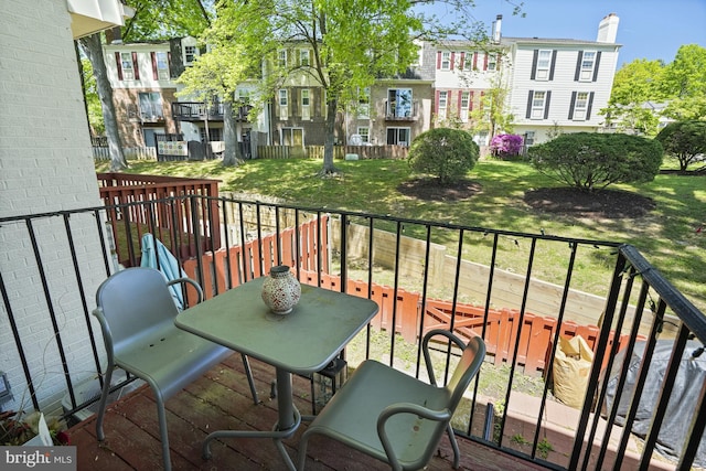 3815 Gawayne Ter Unit 31-381, Silver Spring, MD 20906 - balcony featuring a residential view