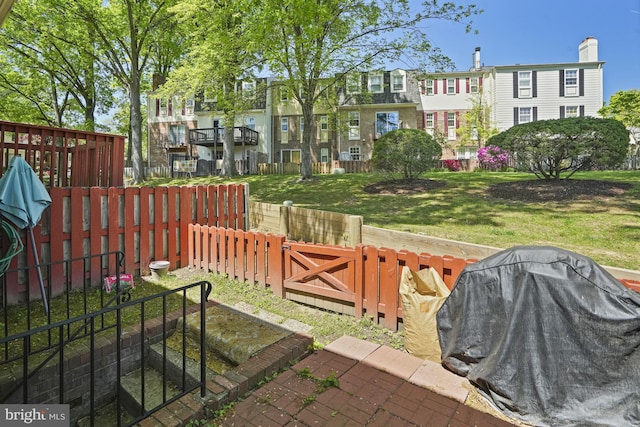 3815 Gawayne Ter Unit 31-381, Silver Spring, MD 20906 - view of yard with a gate and fence