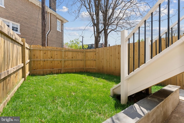 5707 Colorado Ave NW, Washington, DC 20011 - view of yard featuring a fenced backyard