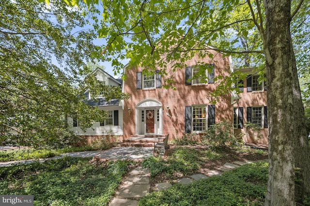 11836 Hunting Ridge Ct, Potomac, MD 20854 - view of front facade with brick siding