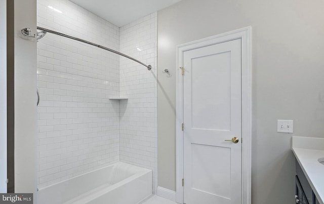 17 Hickory Ln, Malvern, PA 19355 - full bathroom featuring vanity and shower / bath combination