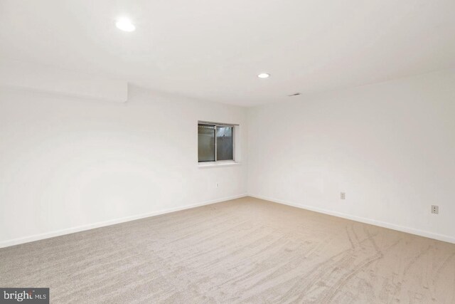 935 Forest Hills Ave, Annapolis, MD 21403 - unfurnished room featuring recessed lighting, baseboards, and carpet