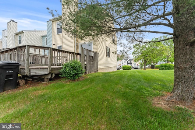 10633 Campus Way S, Upper Marlboro, MD 20774 - view of yard featuring a deck