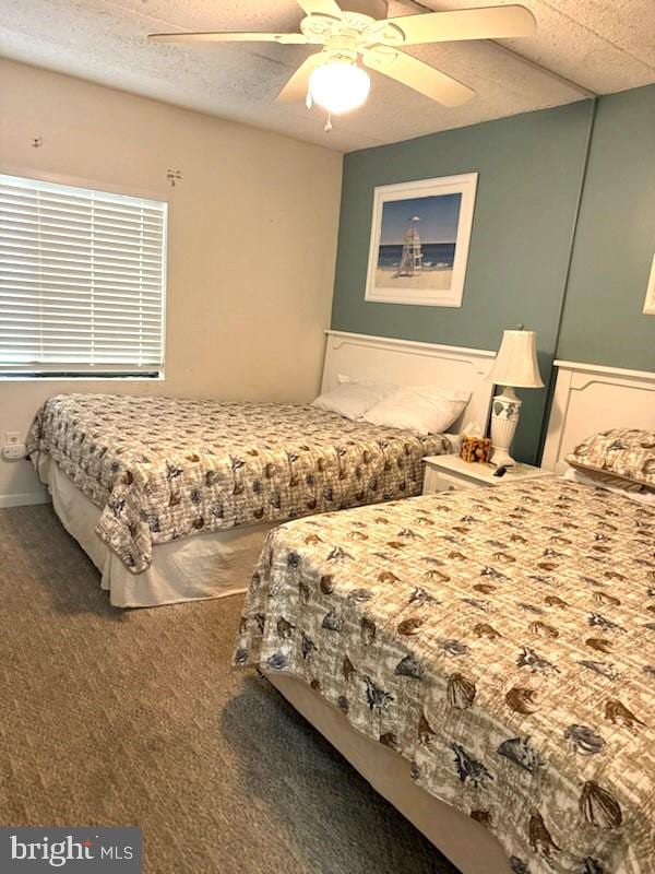 504 E 17th Ave Unit 206, Wildwood, NJ 08260 - bedroom featuring a ceiling fan and carpet floors