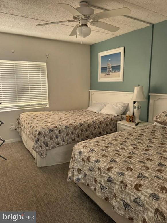 504 E 17th Ave Unit 206, Wildwood, NJ 08260 - bedroom with a ceiling fan and carpet flooring