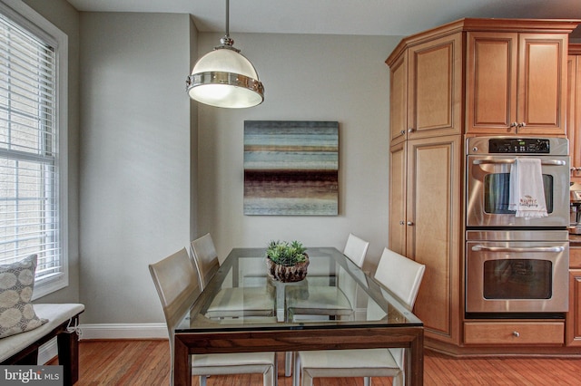 33 Brownstone Dr, East Norriton, PA 19401 - dining space featuring plenty of natural light, light wood finished floors, and baseboards