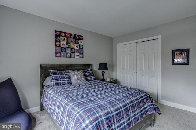 33 Brownstone Dr, East Norriton, PA 19401 - bedroom with carpet floors, a closet, and baseboards