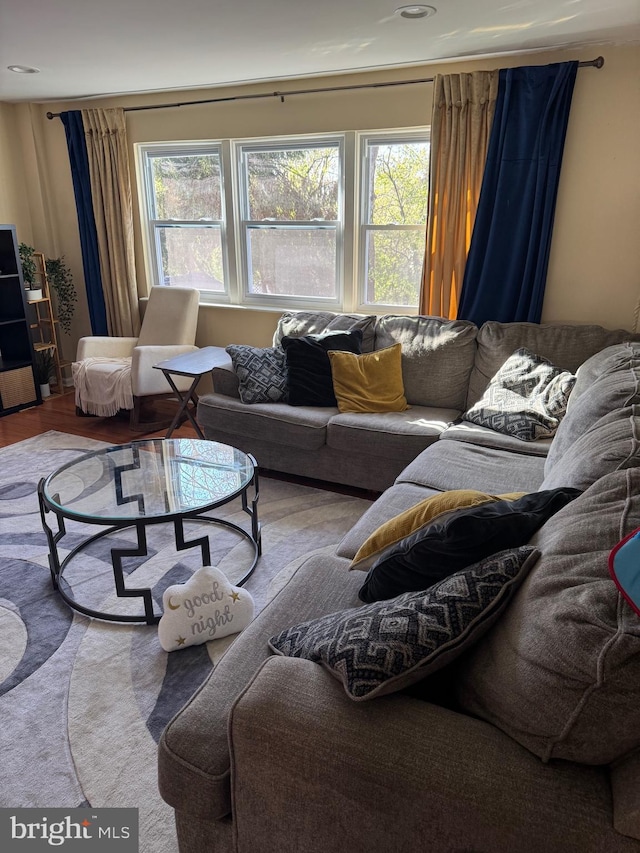 3525 Nottingham Ln, Philadelphia, PA 19114 - living room featuring wood finished floors and plenty of natural light