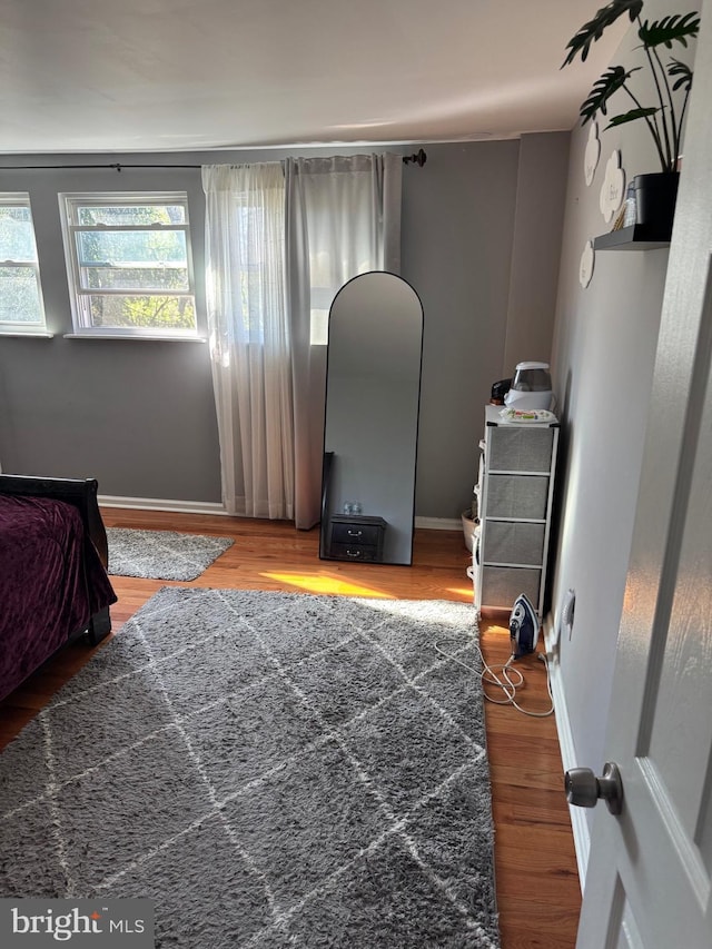 3525 Nottingham Ln, Philadelphia, PA 19114 - bedroom with baseboards and wood finished floors