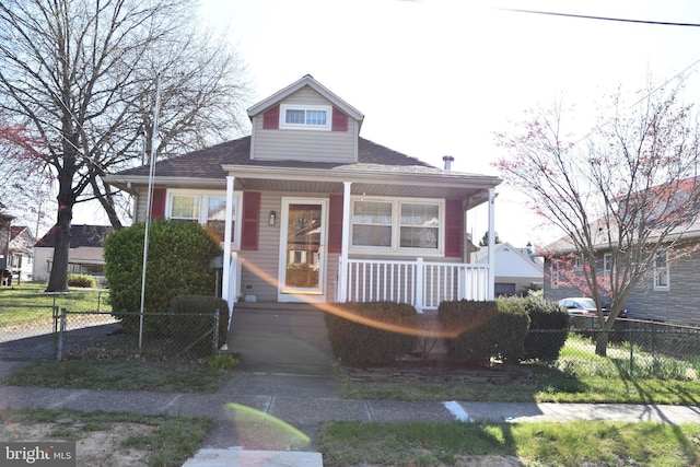 315 Carre Ave, Essington, PA 19029 - bungalow with covered porch and fence