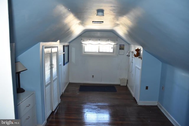 315 Carre Ave, Essington, PA 19029 - additional living space with wood finished floors, lofted ceiling, and baseboards