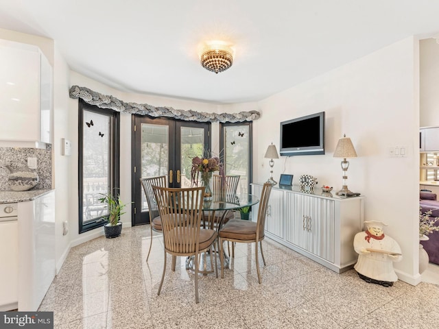 28 Vanessa Ct, Cherry Hill, NJ 08003 - dining space with granite floors