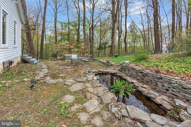 2010 Welsh Vly, Malvern, PA 19355 - view of yard featuring a patio and stairway