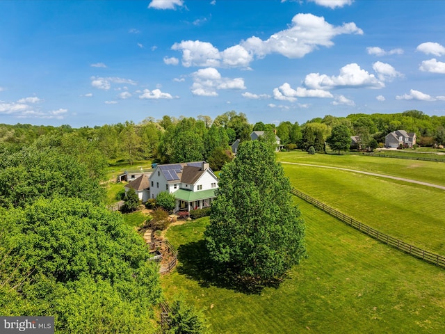 drone / aerial view