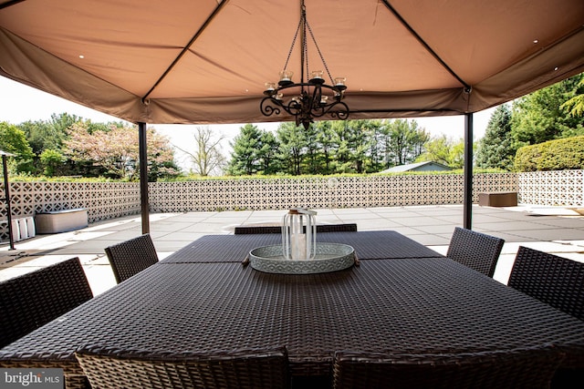 view of patio / terrace with outdoor dining space
