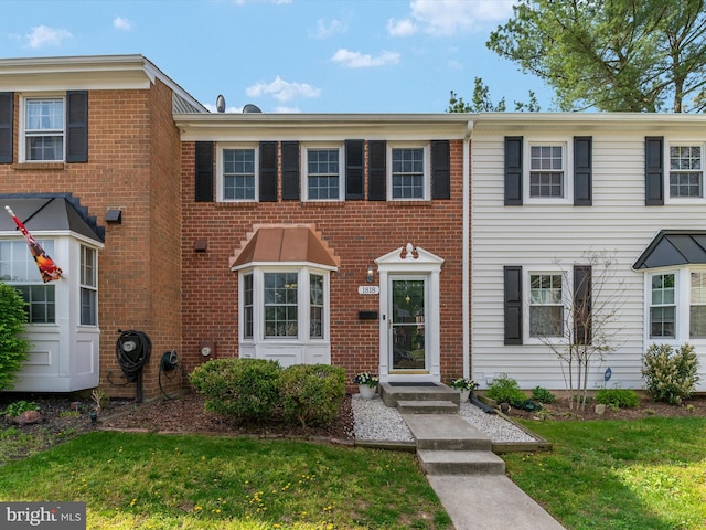 multi unit property with brick siding