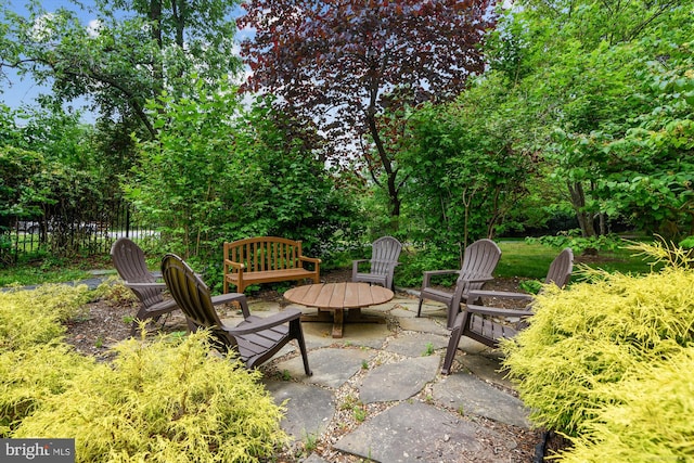 view of patio