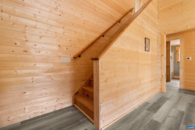136 Wildwood Ln, Shenandoah, VA 22849 - additional living space with wood walls, wood ceiling, and wood finished floors