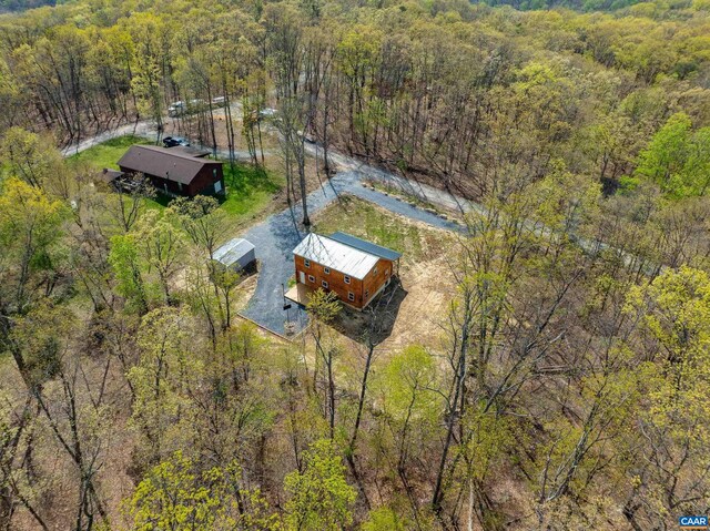 136 Wildwood Ln, Shenandoah, VA 22849 - aerial view featuring a view of trees