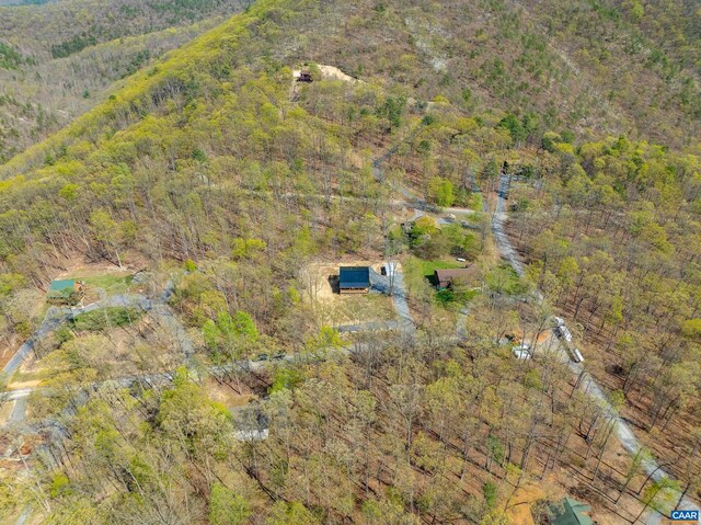 136 Wildwood Ln, Shenandoah, VA 22849 - drone / aerial view featuring a wooded view