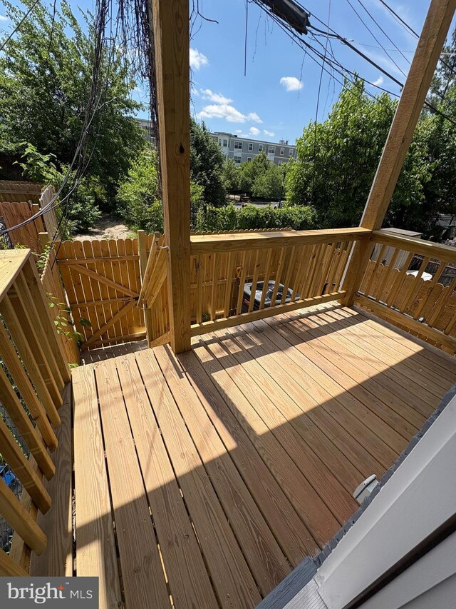 2241 E Preston St, Baltimore, MD 21213 - view of deck