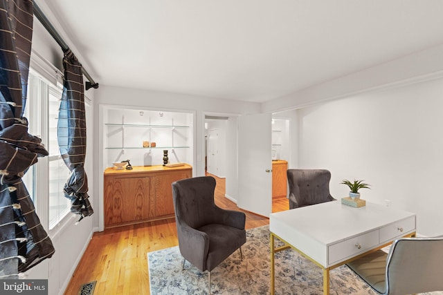 1925 Upper Lake Dr, Reston, VA 20191 - home office featuring plenty of natural light and wood finished floors