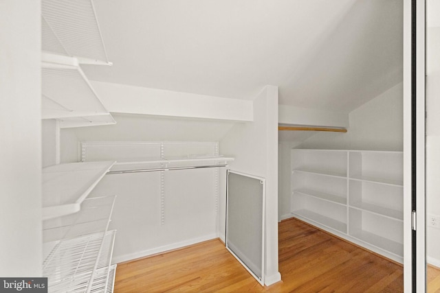 1925 Upper Lake Dr, Reston, VA 20191 - walk in closet with light wood-style floors and lofted ceiling