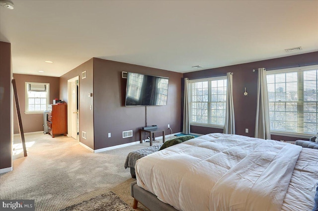 704 Goddard Dr, York, PA 17402 - bedroom featuring light colored carpet, baseboards, and visible vents