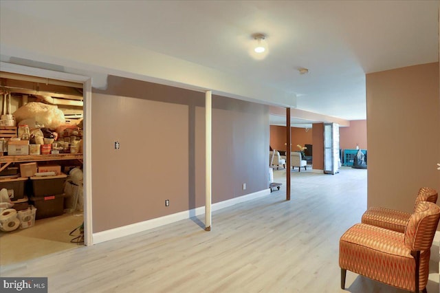 704 Goddard Dr, York, PA 17402 - finished basement with baseboards and wood finished floors