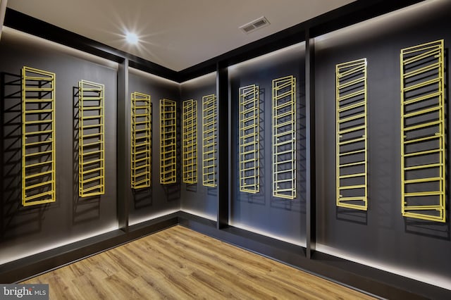 1127 Guilford Ct, Mclean, VA 22101 - wine cellar with visible vents and wood finished floors