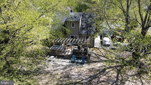 6190 Ayrshire Dr, Salisbury, MD 21801 - rear view of house featuring a deck