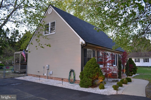 6190 Ayrshire Dr, Salisbury, MD 21801 - view of home's exterior featuring a shingled roof