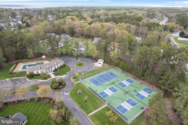 823 Oyster Bay Pl Unit 302, Solomons, MD 20688 - aerial view of property's location with a heavily wooded area