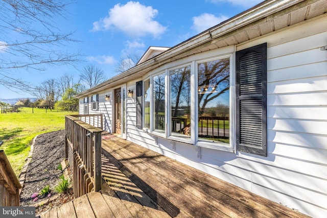 17449 Irishtown Rd, Emmitsburg, MD 21727 - wooden deck with a lawn