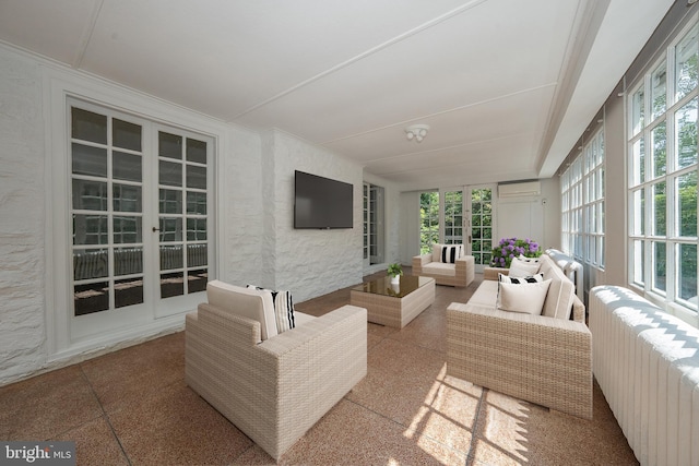 723 S Latches Ln, Merion Station, PA 19066 - sunroom featuring radiator and healthy amount of natural light