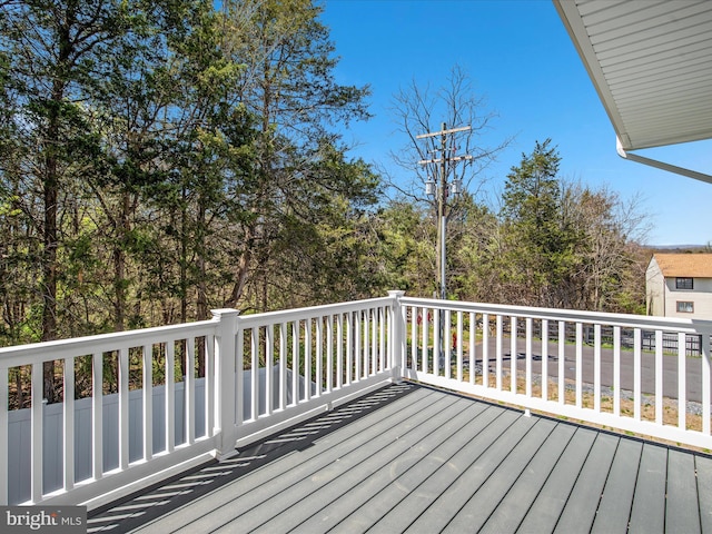 153 Kensington Cir, Middletown, VA 22645 - view of wooden terrace