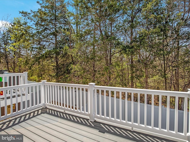 153 Kensington Cir, Middletown, VA 22645 - view of wooden deck