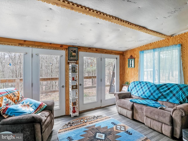 29 Roy Guinn Rd, Points, WV 25437 - sunroom / solarium with french doors