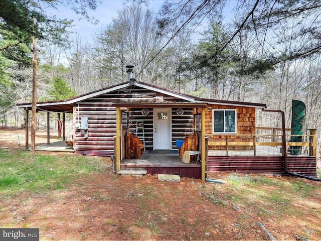 29 Roy Guinn Rd, Points, WV 25437 - rear view of house with a porch
