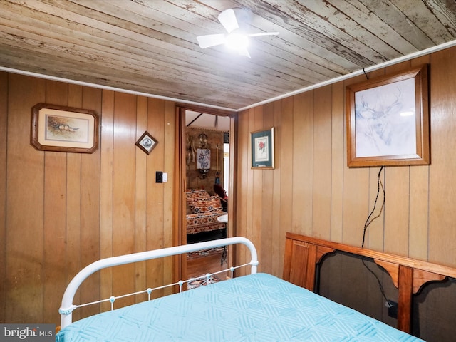 29 Roy Guinn Rd, Points, WV 25437 - bedroom with wood walls and wooden ceiling